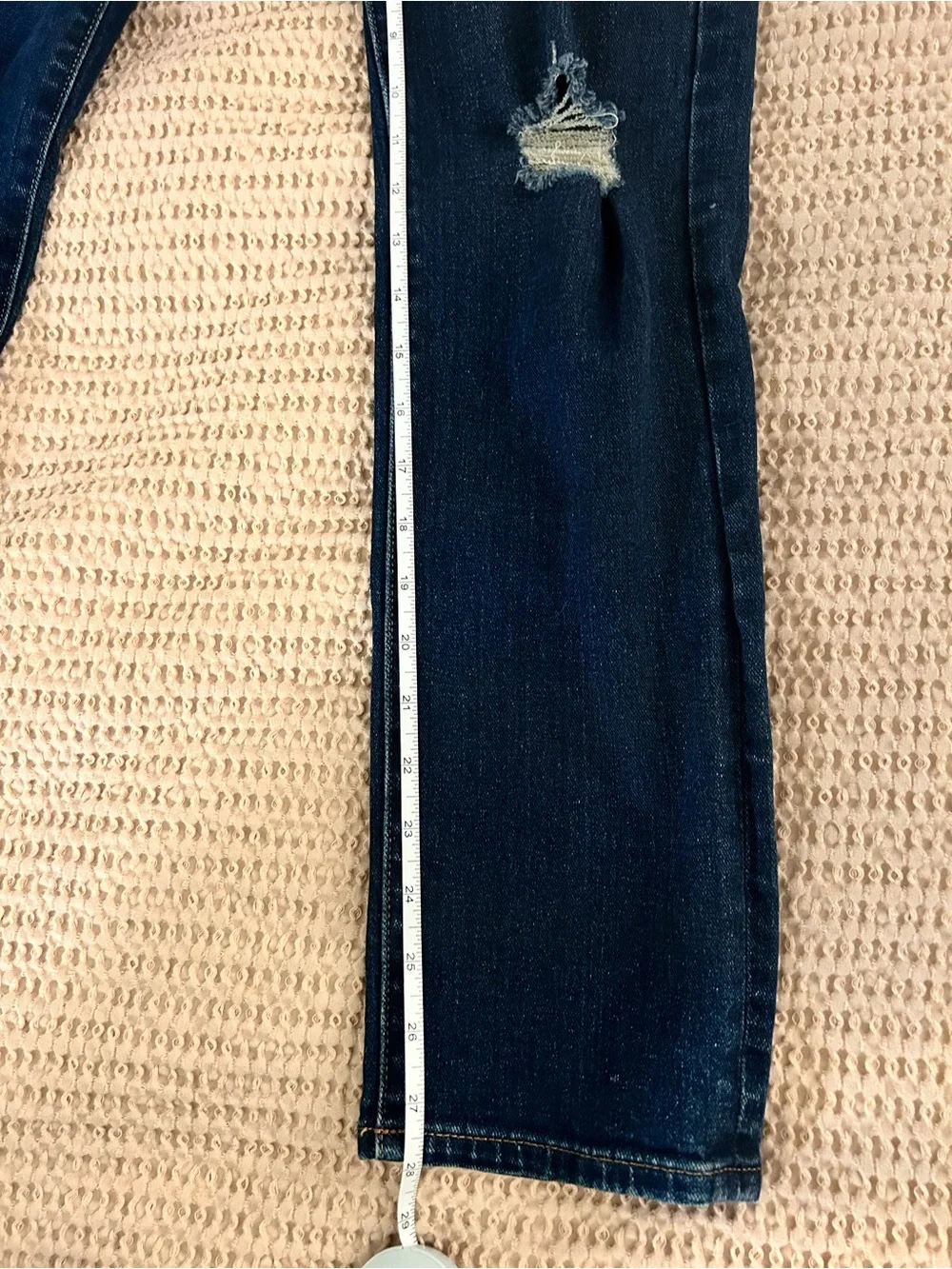 Express Dark Wash Slim High Rise Jeans